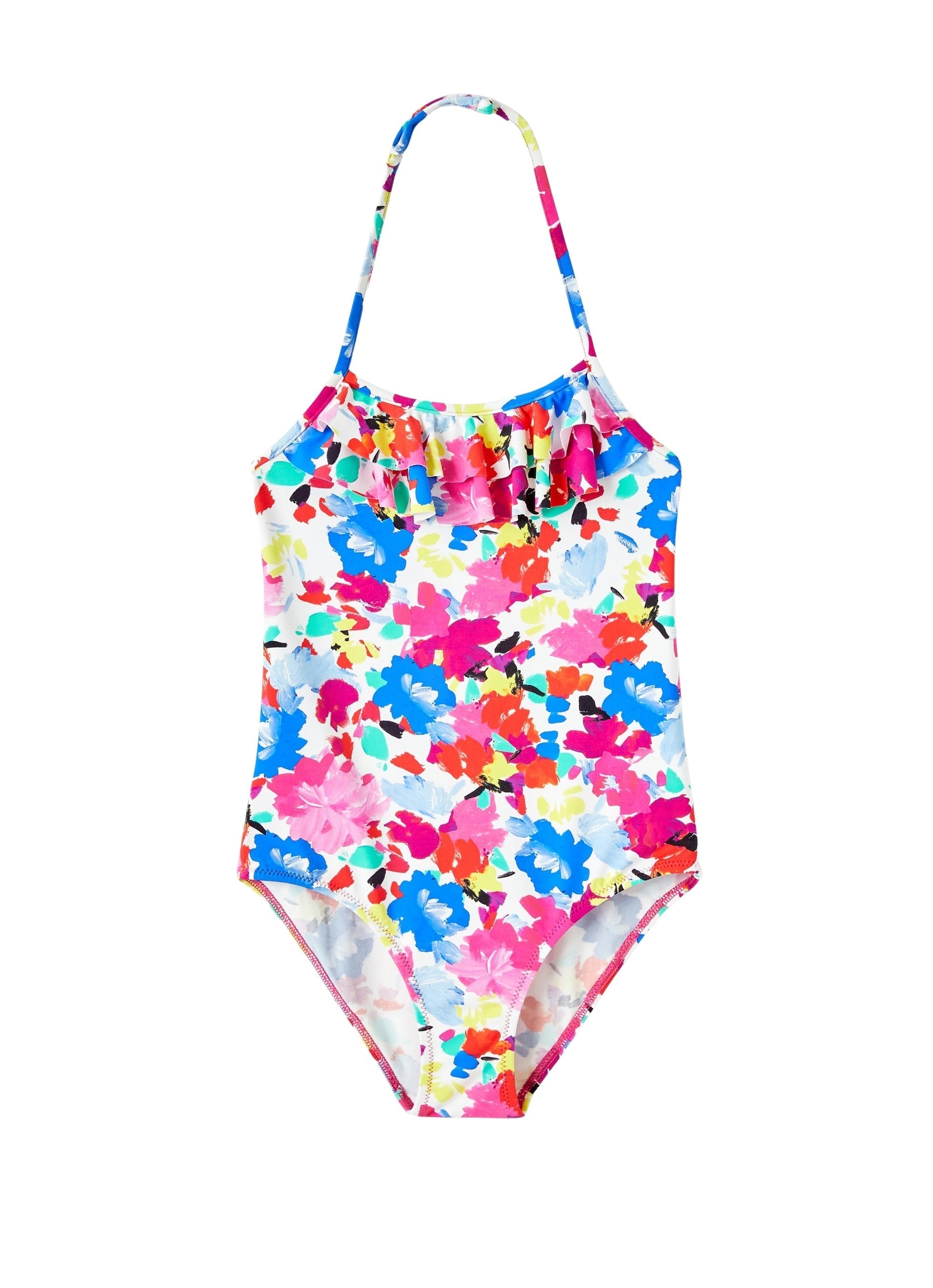 Costume intero fantasia a fiori