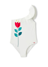One-shoulder swimsuit