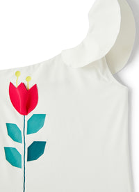One-shoulder swimsuit