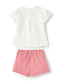 Completo in micro quadretto vichy