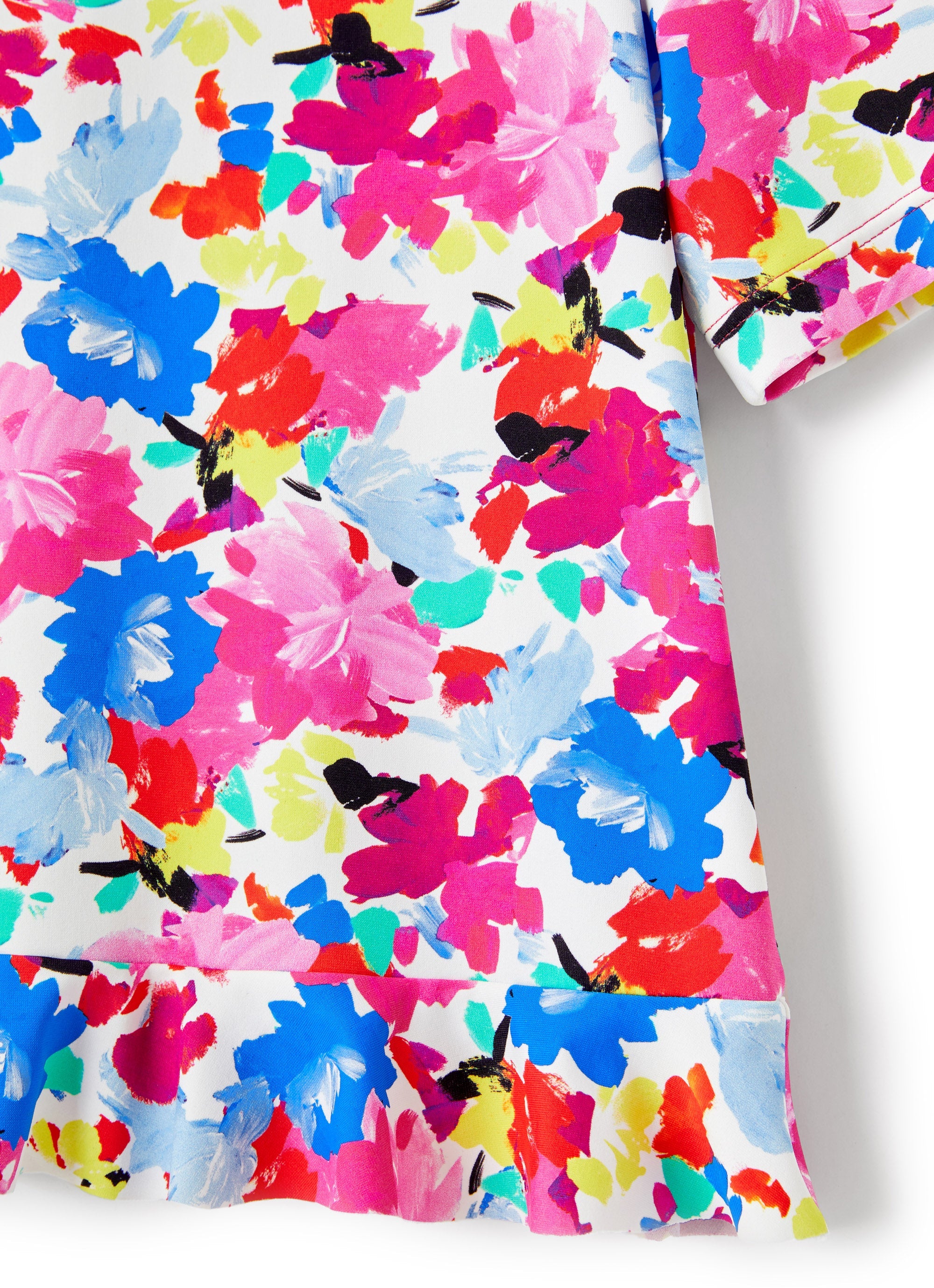 Costume due pezzi fantasia a fiori