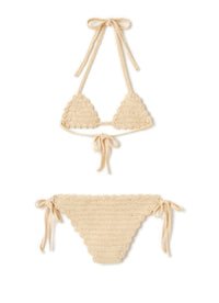 Costume crochet con fiori
