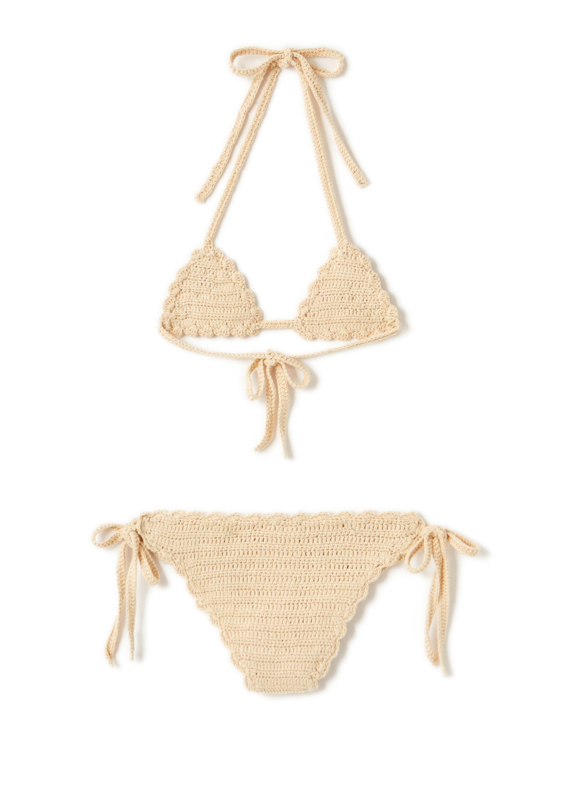 Costume crochet con fiori