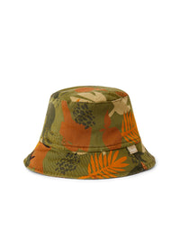 Khaki patterned fisherman hat