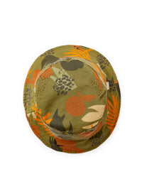 Khaki patterned fisherman hat