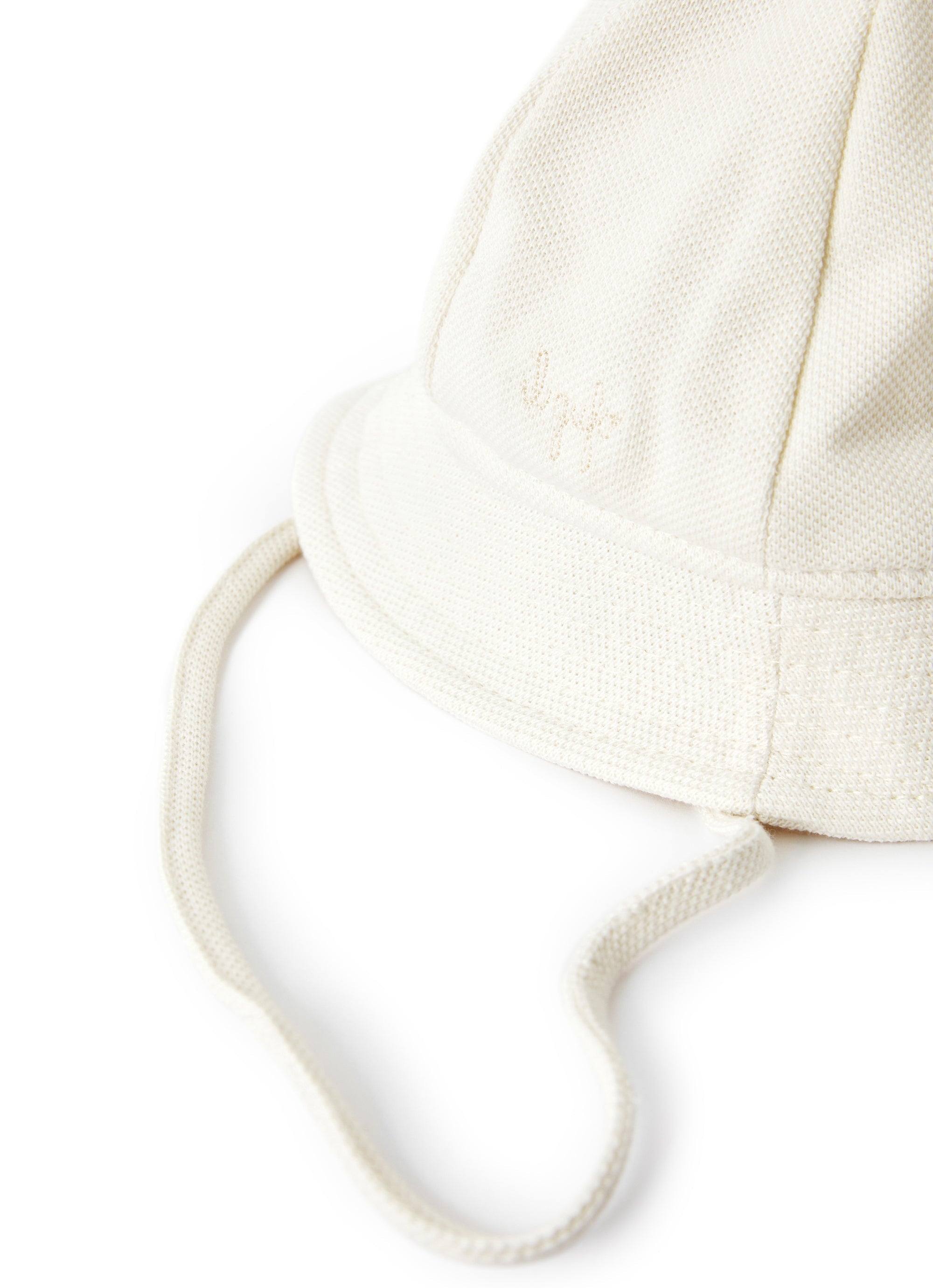 Cappellino da neonato in cotone piquet