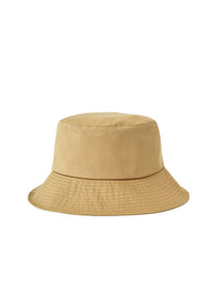 Cappello da pescatore in cotone beige