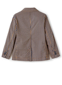Blazer in seersucker effetto tecnico