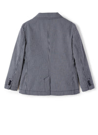 Blazer in seersucker rigato