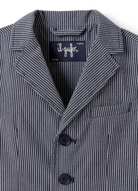 Blazer in seersucker rigato