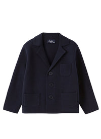 Cardigan con bottoni in cotone organico