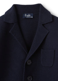 Cardigan con bottoni in cotone organico