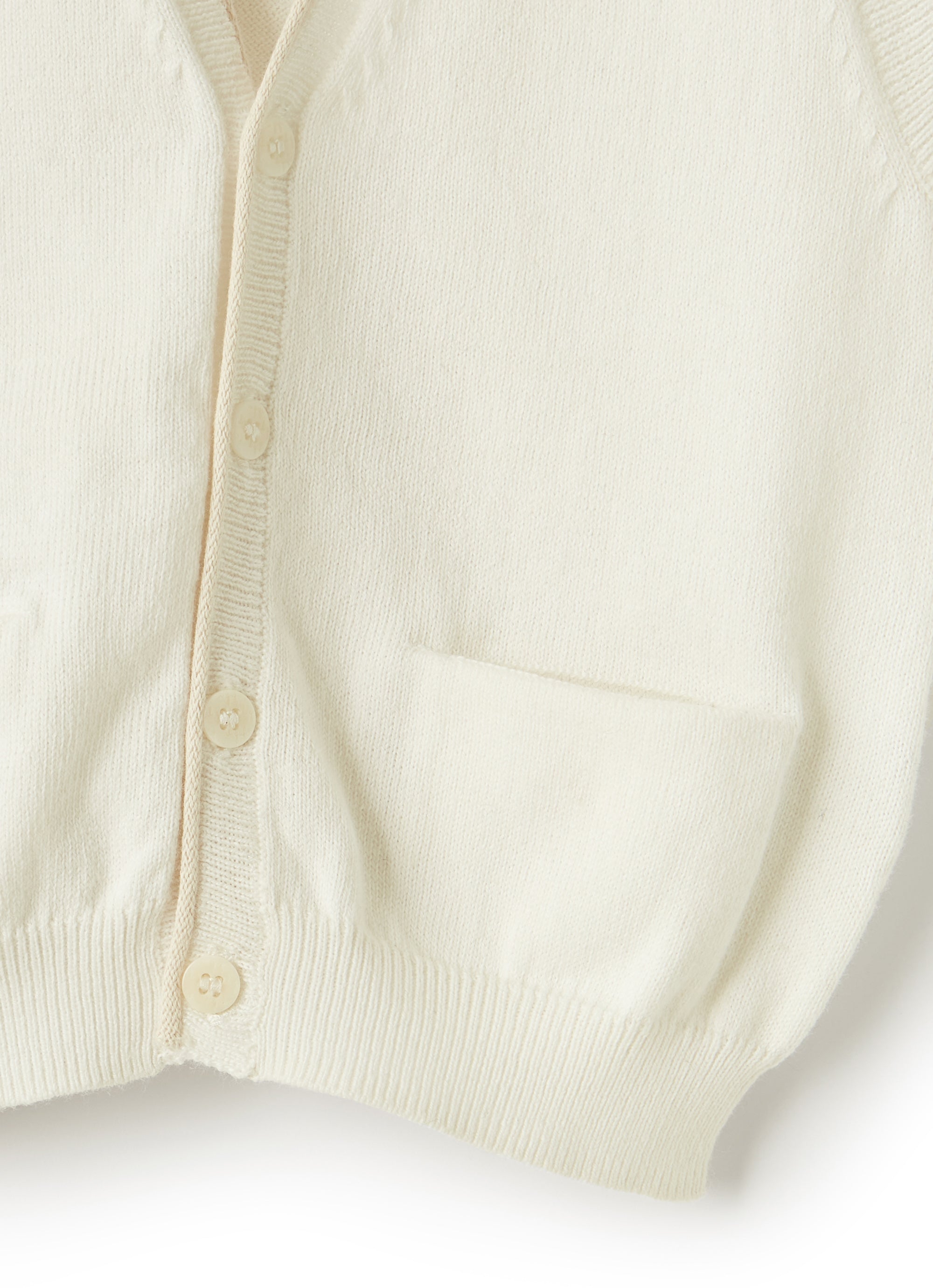 Gilet in maglia con profili a contrasto