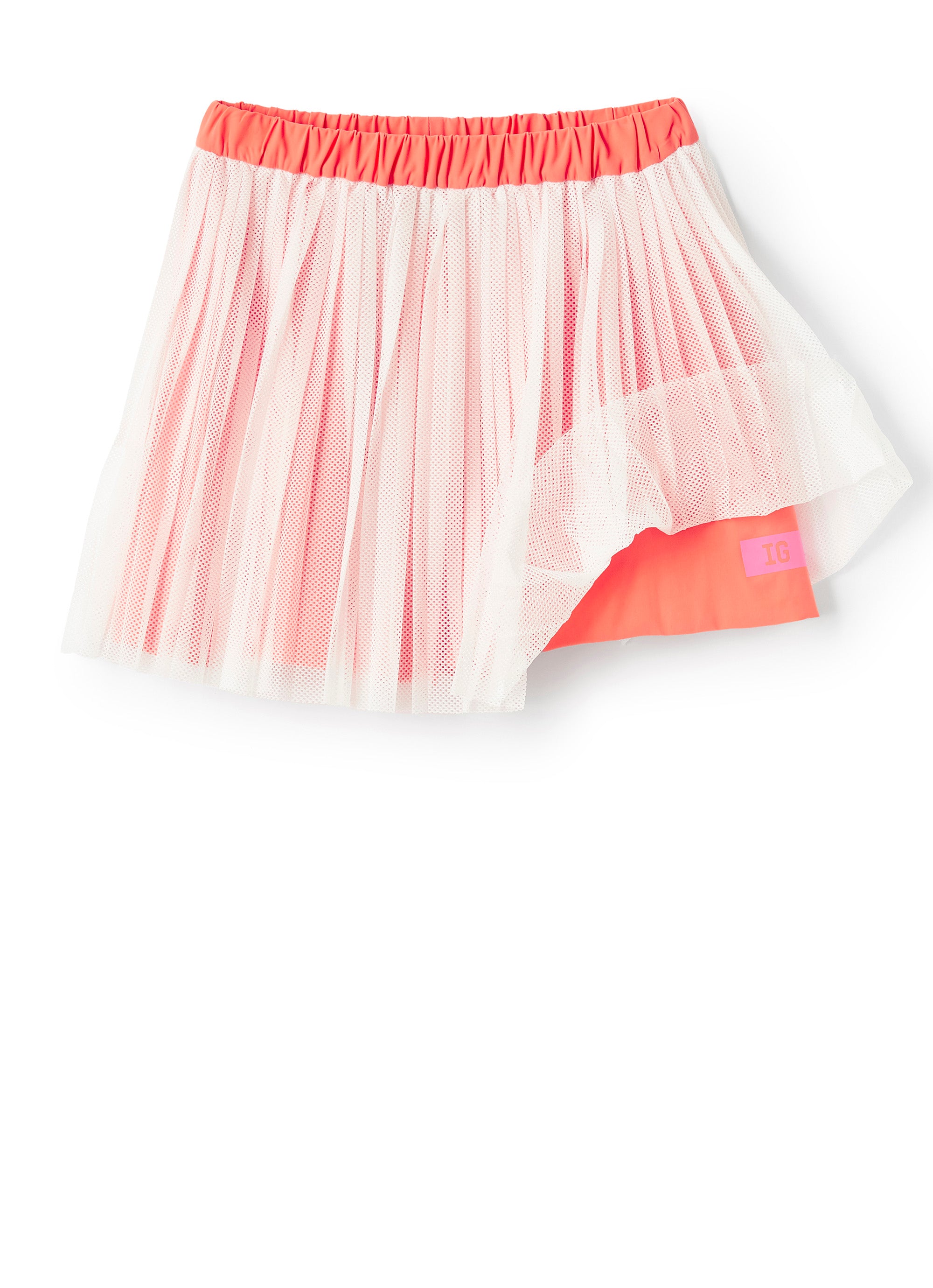 Mesh skirt with shorts
