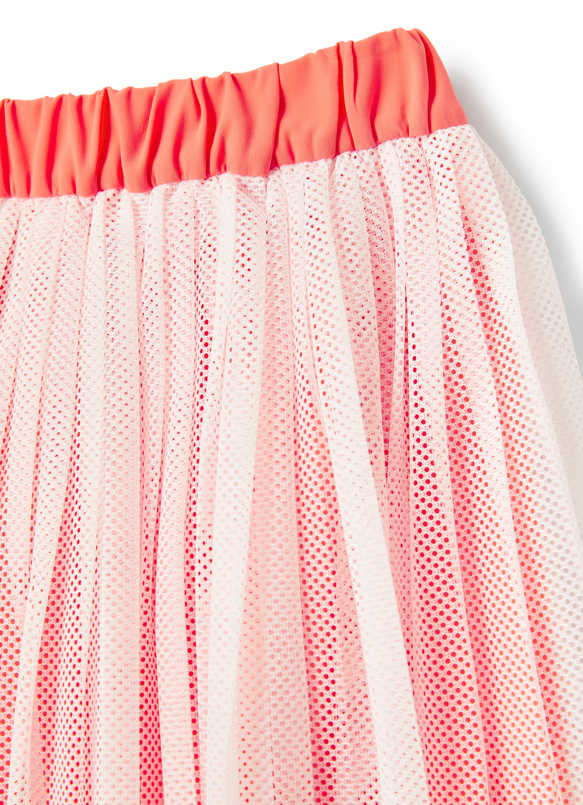 Mesh skirt with shorts