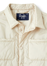 Giacca in nylon bianco imbottita