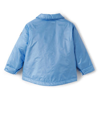 Giacca in nylon azzurro imbottita