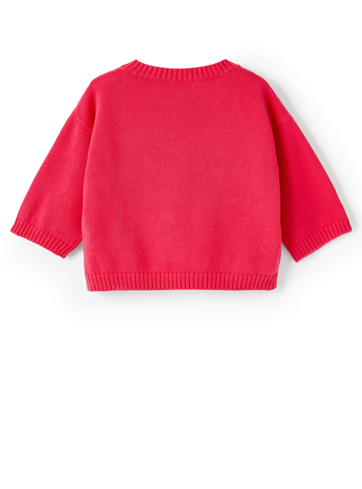 Maglia Rossa Con Motivo Floreale