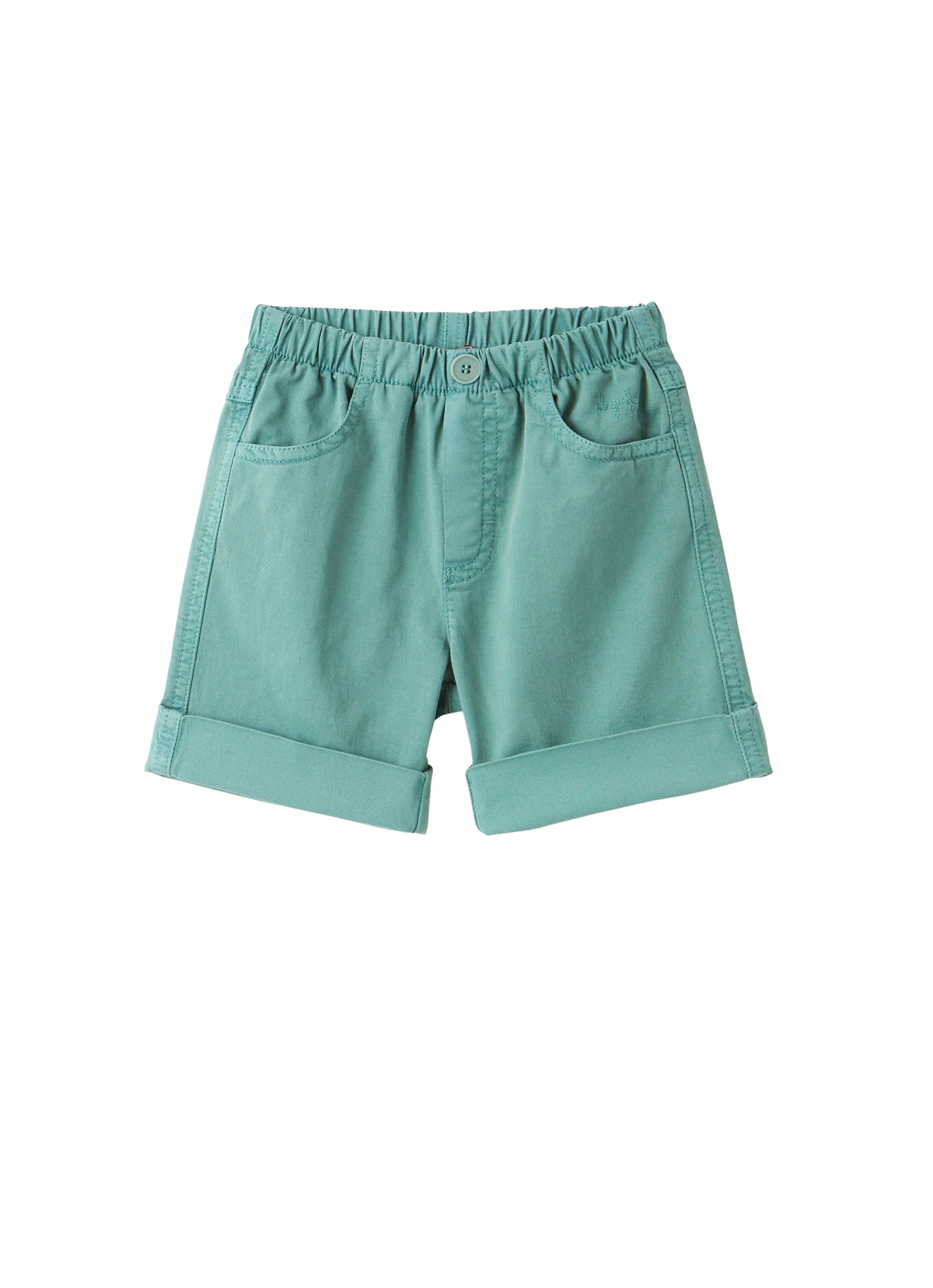 Bermuda in gabardine verde