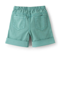 Bermuda in gabardine verde