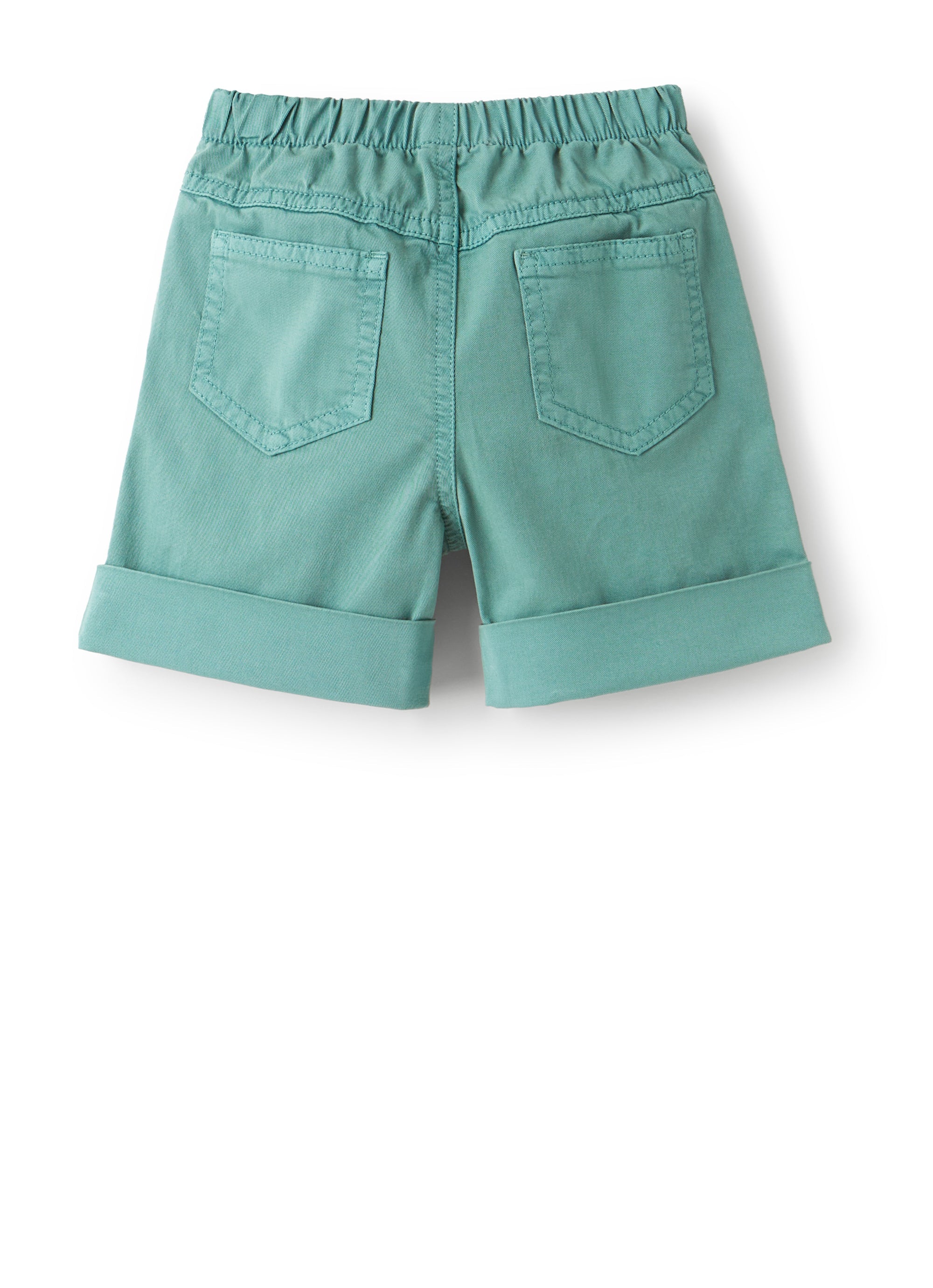 Bermuda in gabardine verde