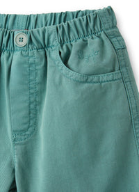 Bermuda in gabardine verde