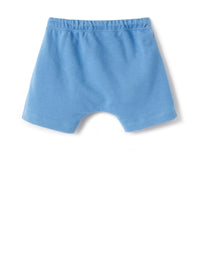 Pantaloncini in felpa azzurra
