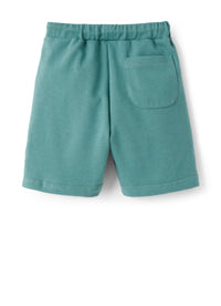 Pantaloncini in felpa verde
