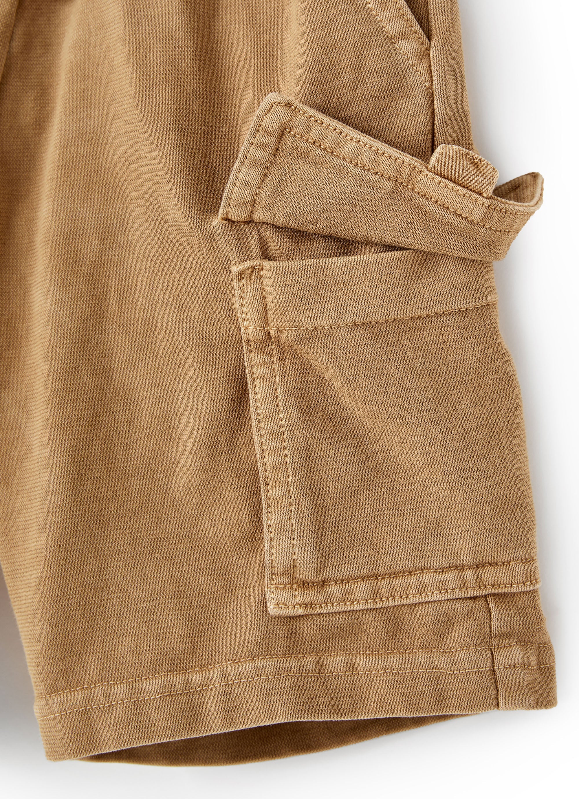 Pantaloncini cargo in jersey
