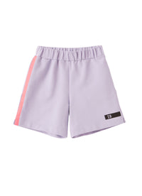pb162m0111_6036 // DOUBLON PAS FUSION /// Fleece Bermuda Shorts With Taping