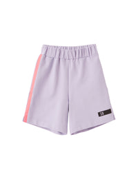 Fleece Bermuda Shorts With Taping