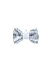 Papillon da neonato in lino a righe