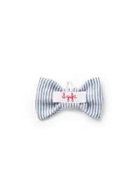 Papillon da neonato in lino a righe