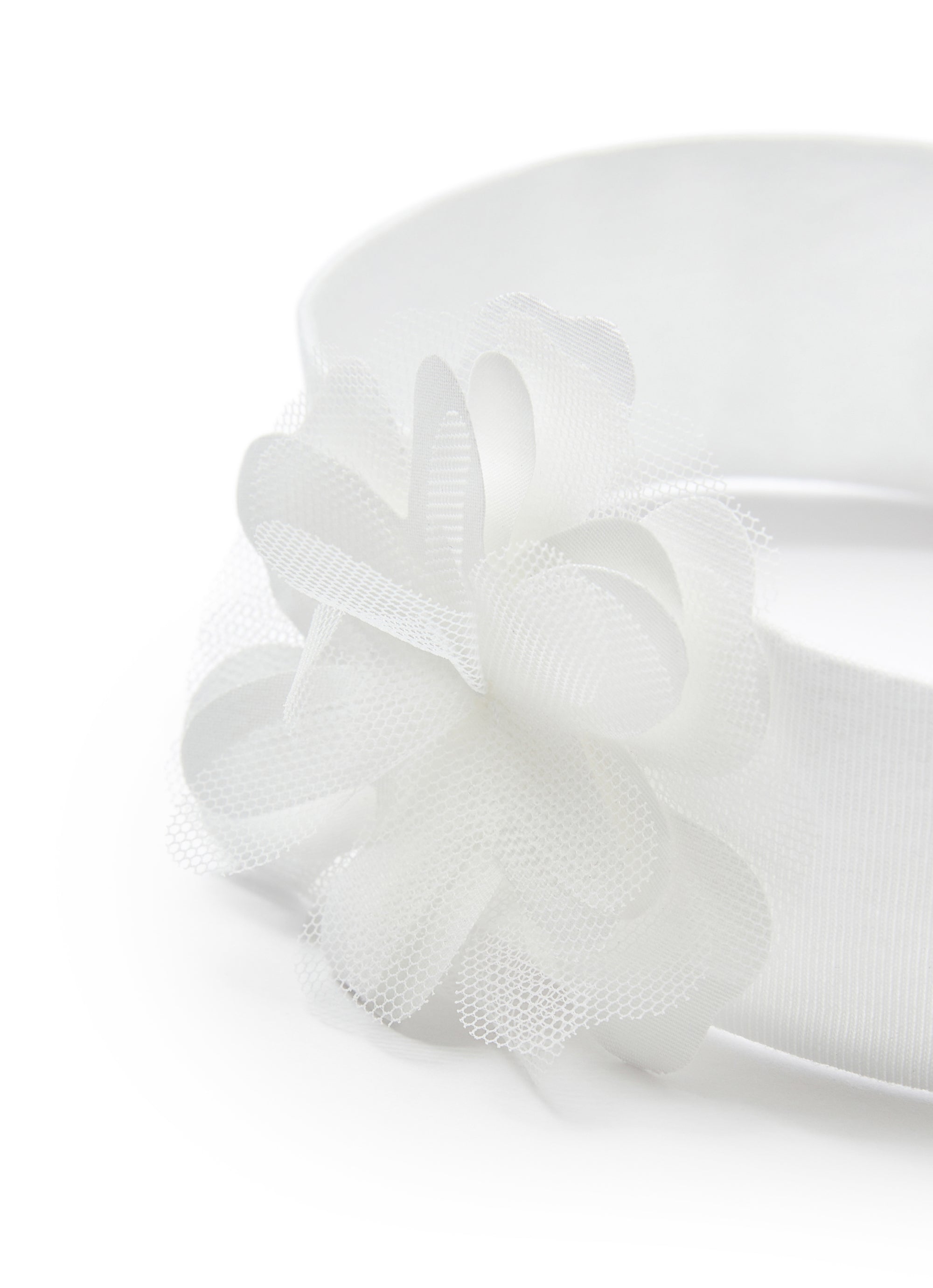 Fascetta da neonata con fiore
