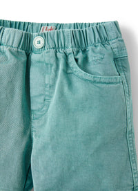 Pantaloni in popeline azzurri