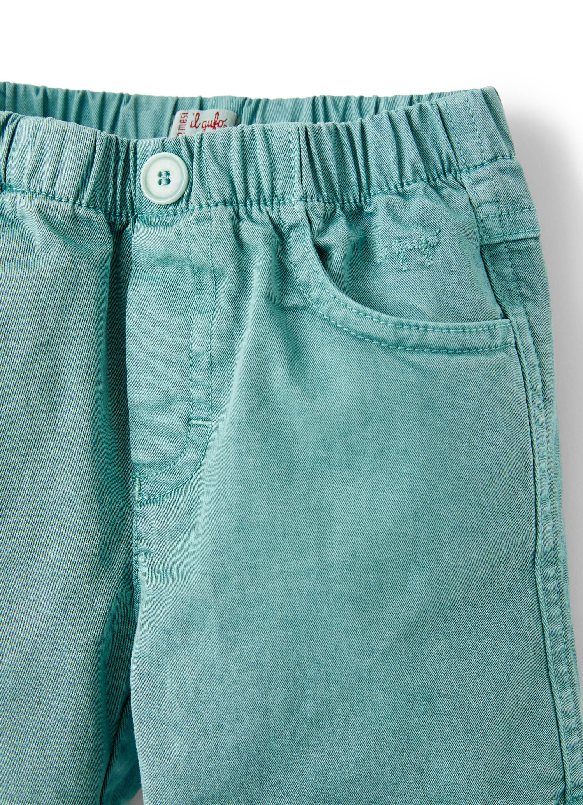 Pantaloni in popeline azzurri