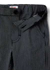 Pantaloni in seersucker rigato