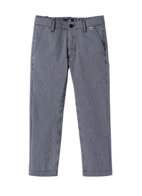 Pantalone regular fit a righe