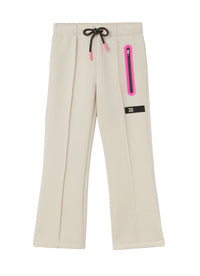 Pantalone bonded svasato