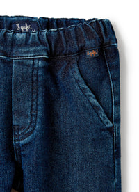 Jeans in denim blu scuro