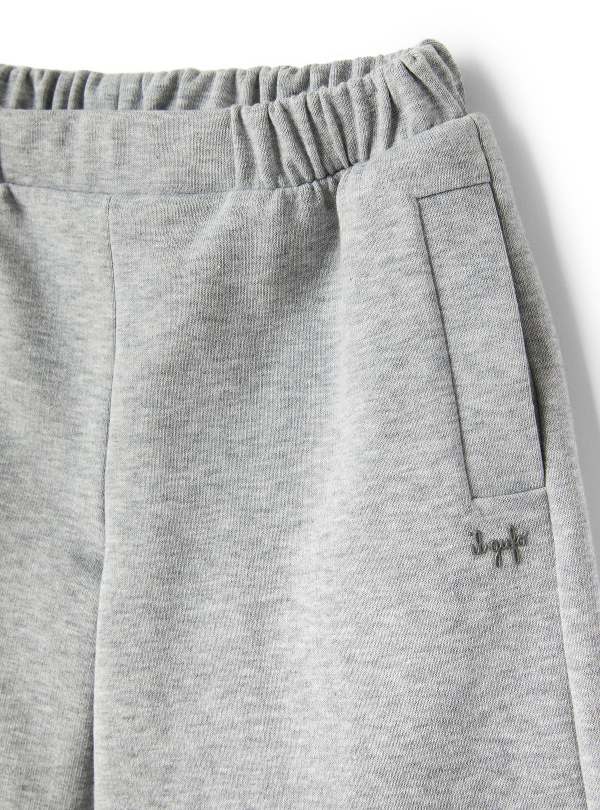 pr047m0030_071 // DOUBLON FUSION /// DOUBLON DEVIENT OK PICS / Pantaloni culotte in felpa grigia