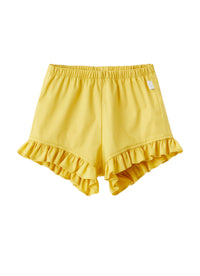 Poplin Shorts With Ruffles