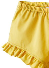 Shorts in popeline con ruche
