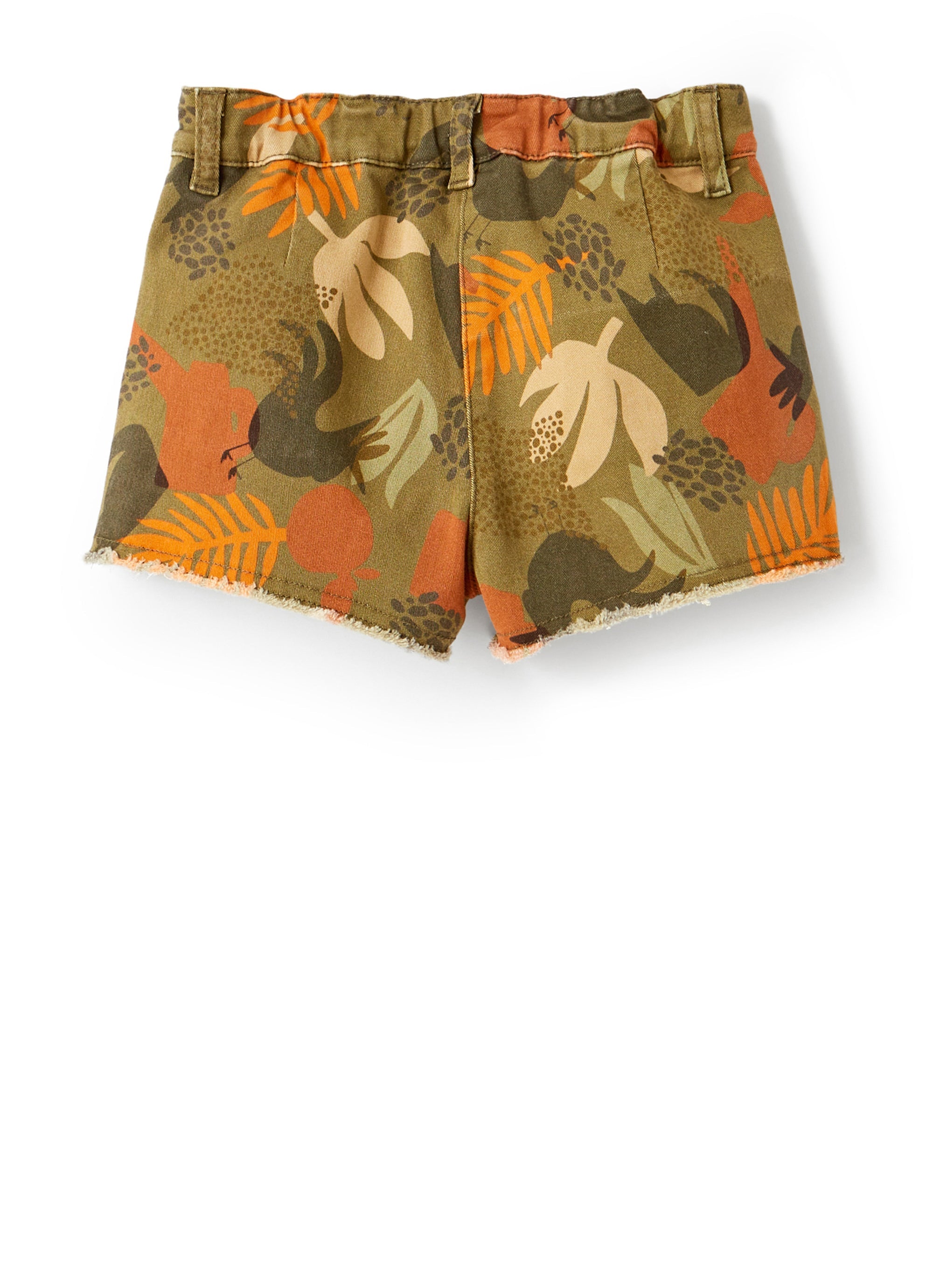 Shorts in gabardine fantasia
