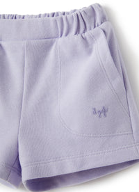 DOUBLON DEVIENT OK PICS / Shorts in felpa lilla