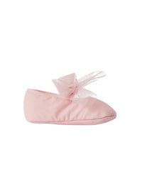 Scarpine in tulle rosa antico