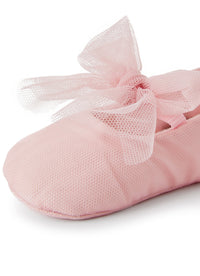Scarpine in tulle rosa antico