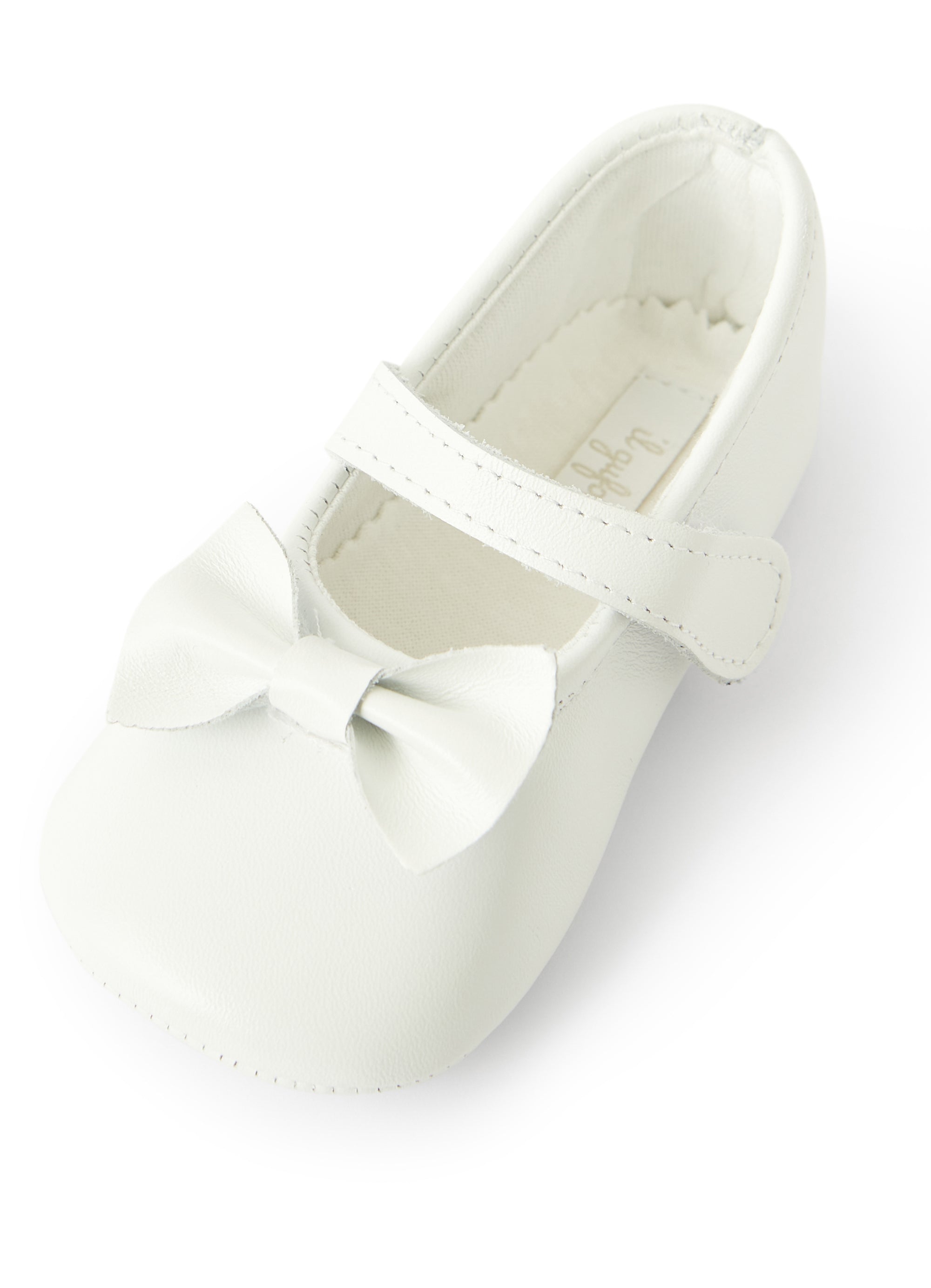Scarpine in nappa con fiocco