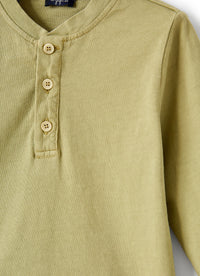 Maglia in jersey organico verde