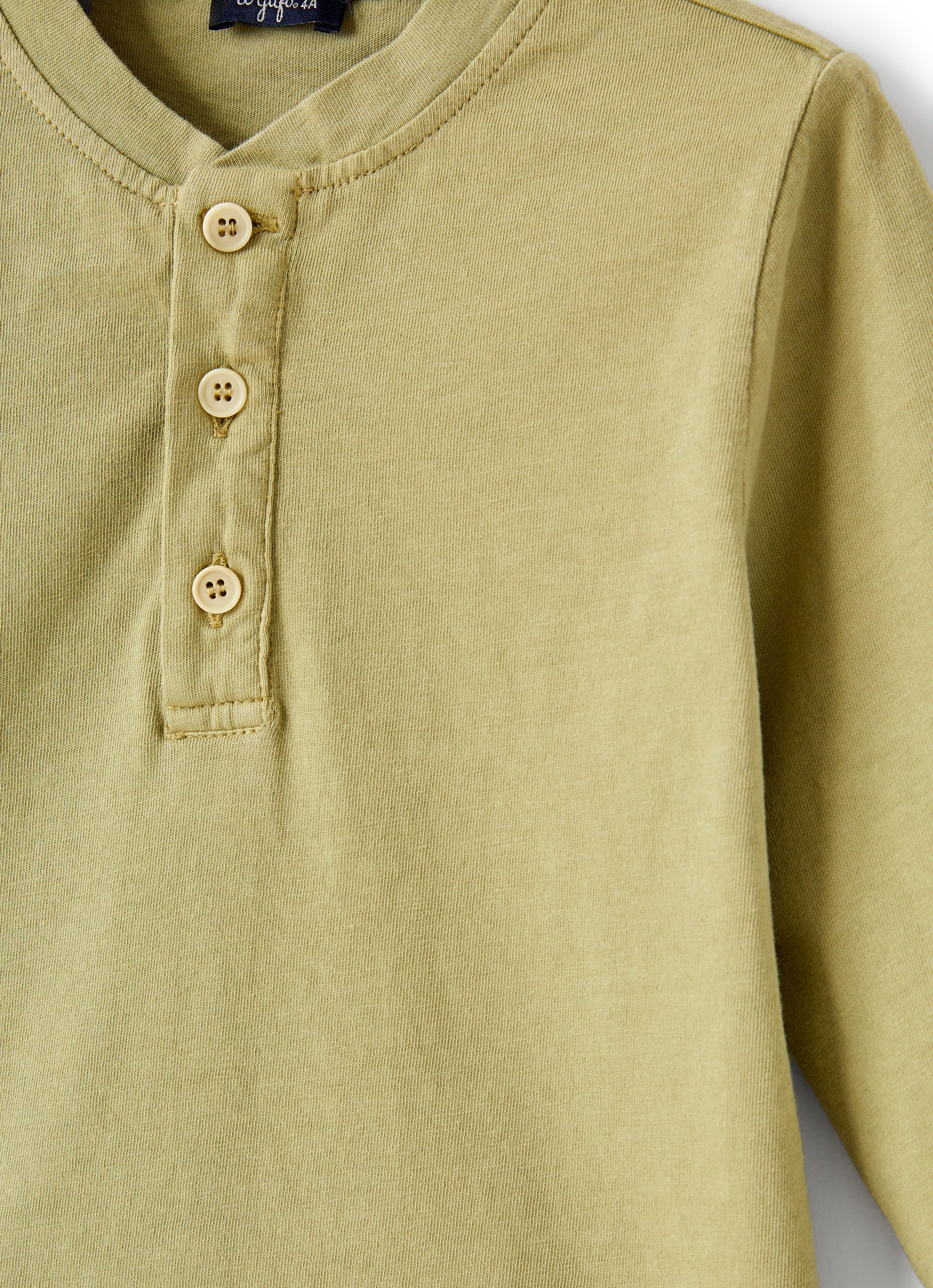 Maglia in jersey organico verde
